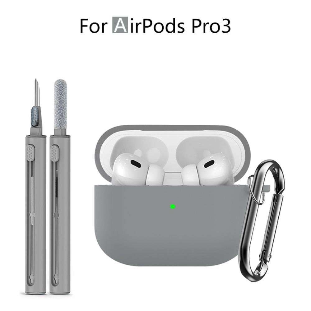 Dustproof Earbuds Cleaning Kit with lanyard Charging Box Shell Protective Case for Airpods Pro 3