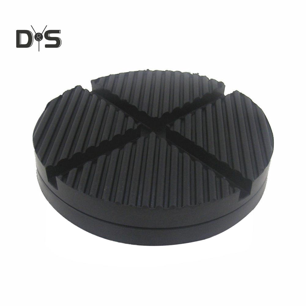 DYS Auto Shop Car Cross Slotted Frame Rail Floor Jack Disk Rubber Pad for Pinch Weld Side