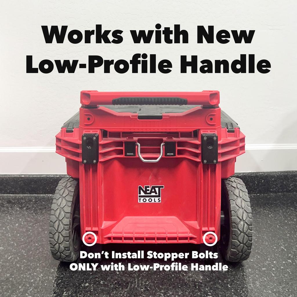 Neat Tools All New Neat Tool Handle Quick Release Pin Kit for Milwaukee PACKOUT Rolling Tool Box Packout Mods