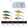 6Pcs Fishing Lure Vibration Artificial Hard Baits 7cm 16g Wobbler Fishing Bait for Bass Pike Perch Pesca