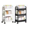 For Bookshelf Storage Trolley Mobile Kitchen Organizer Cart With Wheels Save Space Household Shelves Bedroom Snacks Storage Rack