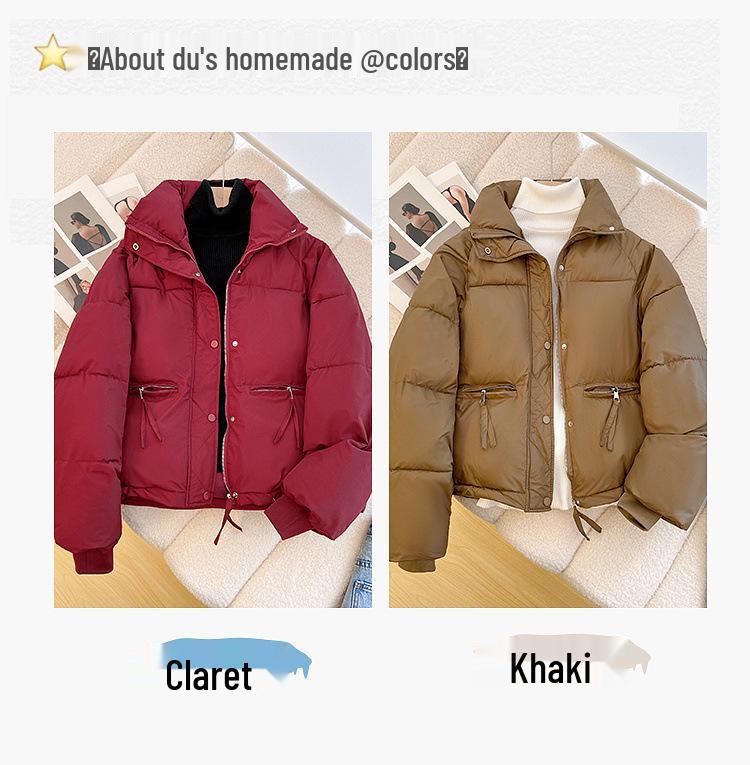 2023 Women's Winter Fashion Lightweight Down Cotton Jacket - Short, Loose, Thickened, Petite Coat