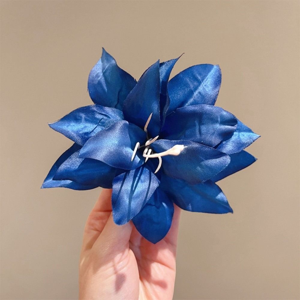 Silk Lily Lily Flower Hair Clip Simulation Flower Flower Shark Clip  Hair Accessories