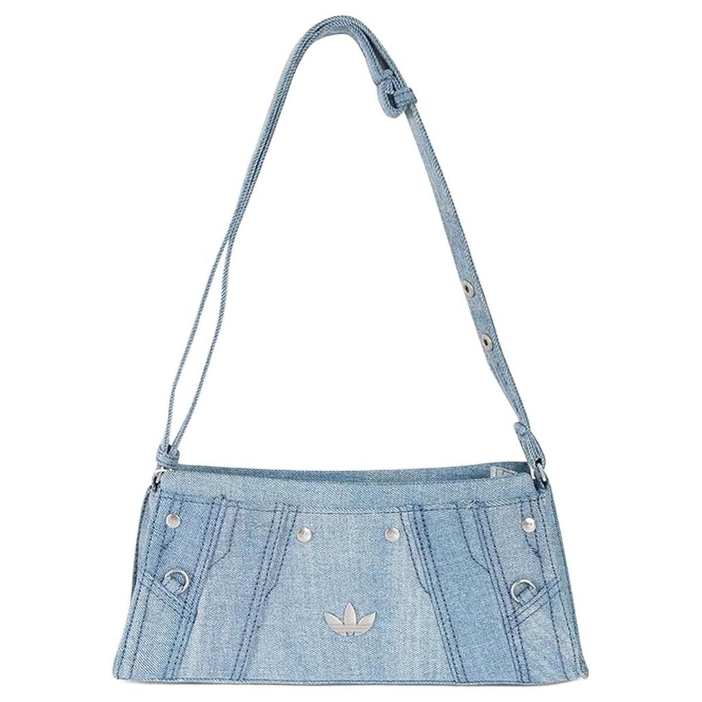 Adidas Originals Polyester Handbag, Shoulder Bag Regular Women's Denim Blue JL7666