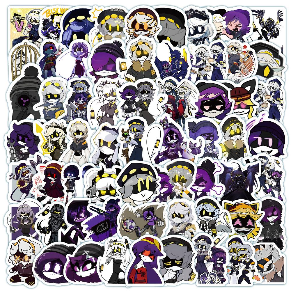 10100Pcs Cartoon Anime Murder Drones Cute Funny Graffiti Stickers Personality Cool Creative Decorative Scrapbook Decal Kids Toy