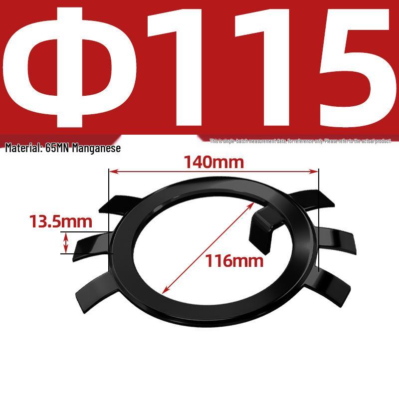 65MN Manganese 304 Stainless Steel Six-Claw Anti-Loosening Lock Nut Washer
