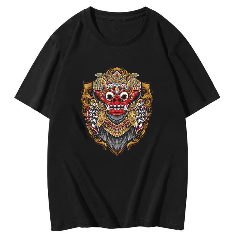 Cambodia Hanuman Dance Printed Women Unisex T-shirt Stylish and Comfortable Short Sleeved Tops Available In Cotton