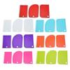 Three-Piece Plastic Dough and Cake Scraper Set for Baking and DIY Decorating