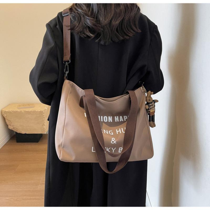 Borsa da Donna di Grande Capacità, Borsa Tote Versatile, Borsa a Spalla Singola per Studenti Universitari