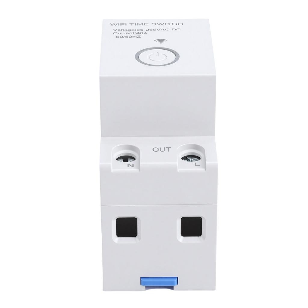 WiFi Timer Switch 2P 40A Programmable APP Control Voice Control Smart Time Switch for Home