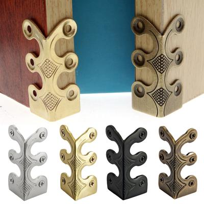 5/10/15 Adet Vidalı Köşe Koruyucular Vintage Stil Masif Metal Süpürgelik Köşe Koruyucuları Kolay Kurulum Süpürgelik Köşe Koruyucuları