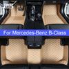 Tappetini per auto personalizzati CUWEUSANG per Mercedes-Benz Classe B W245 W246 W242 W247 Accessori per auto e piedi