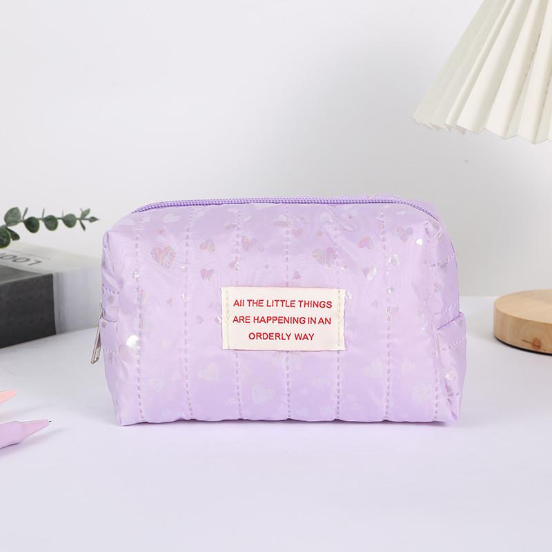 Large Capacity Pencil Case For Girls With Polyester Material And Cute Korean Style Design