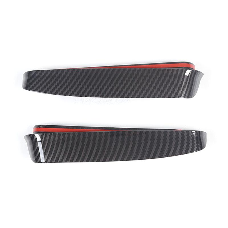 For Chevrolet Corvette C8 2020-2026 ABS Car Rearview Mirror Rain Vent Panel Cover Trim Sticker Decoration Accessories