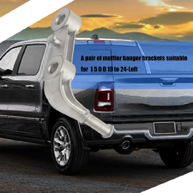 Truck Accessories for 1500 2019-2024 Driver Side Exhaust Muffler Bracket Assembly 68275662AB Replacement Part