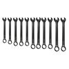 Heavy Duty Steel Spanner Double End Combination Wrench, Heavy-Duty Metric Hexagonal Bolt Tightening Tool High-Strength for Automotive Construction