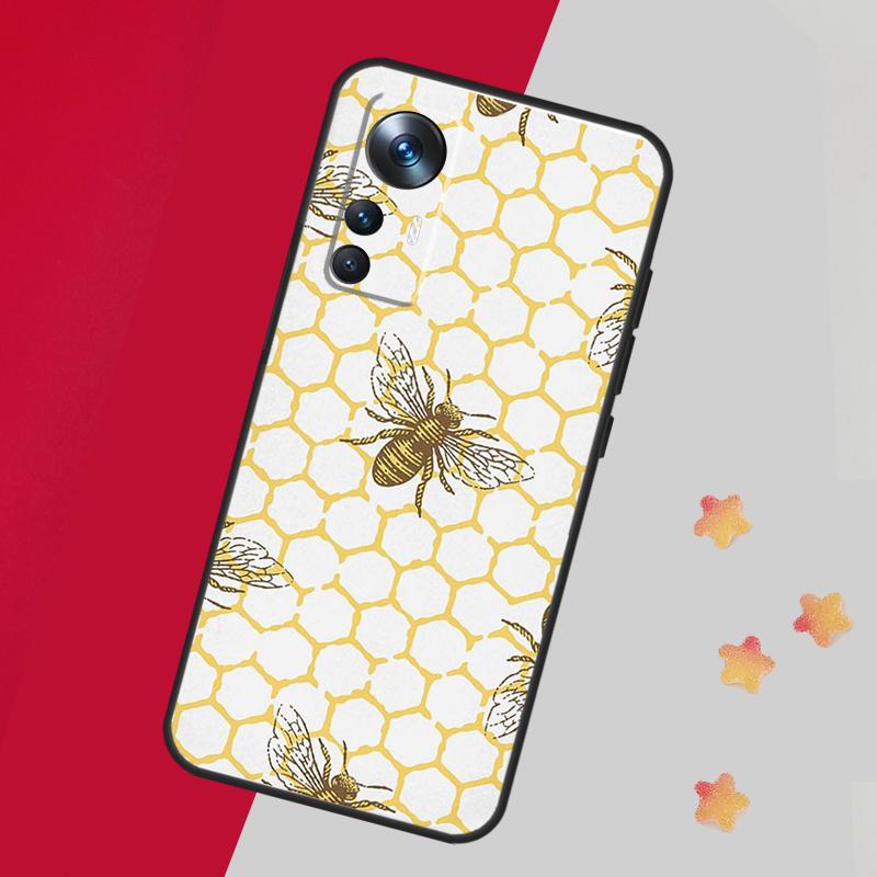 Bee Honey Case For Xiaomi 14T 11T 12T 13T 15 Pro 13 14 Ultra Cover For POCO F7 F5 F6 X3 X5 X6 X7 Pro