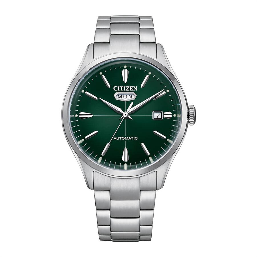 Мужские автоматические часы Citizen Зеленые - NH839151X зелёный