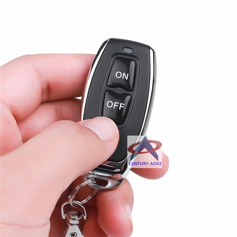Metal Small Chili 2-Button Wireless Remote Control with EV1527 Chip, Metal Shell, 315M/433M Frequency. No
