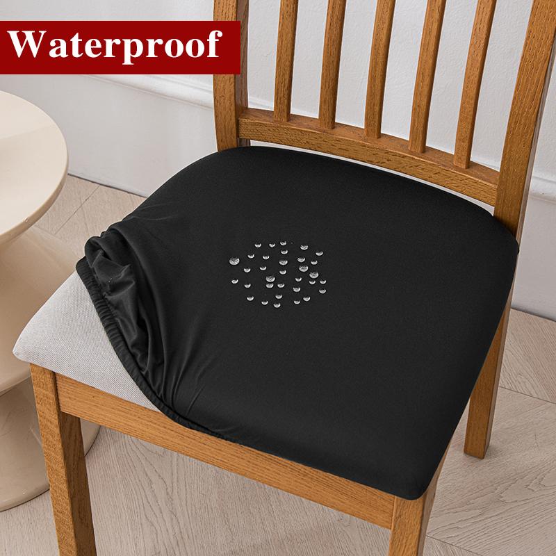 Housse de Siège de Chaise Imperméable pour Salle à Manger Housse de Protection Extensible pour Meubles Housse de Chaise de Salle à Manger pour Cuisine Restaurant Bureau Banquet