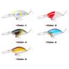 5PCS Rock Little Fat Fish Shiner Deep Dive Far Throw Fake Bait Sea Fresh Water Bait