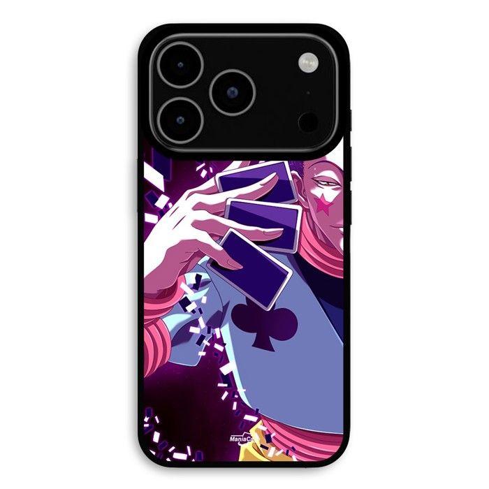 Hülle Für iPhone 18 Pro Max Hisoka Morow und die Karte Hunter x Hunter Anime Maniacase schwarz