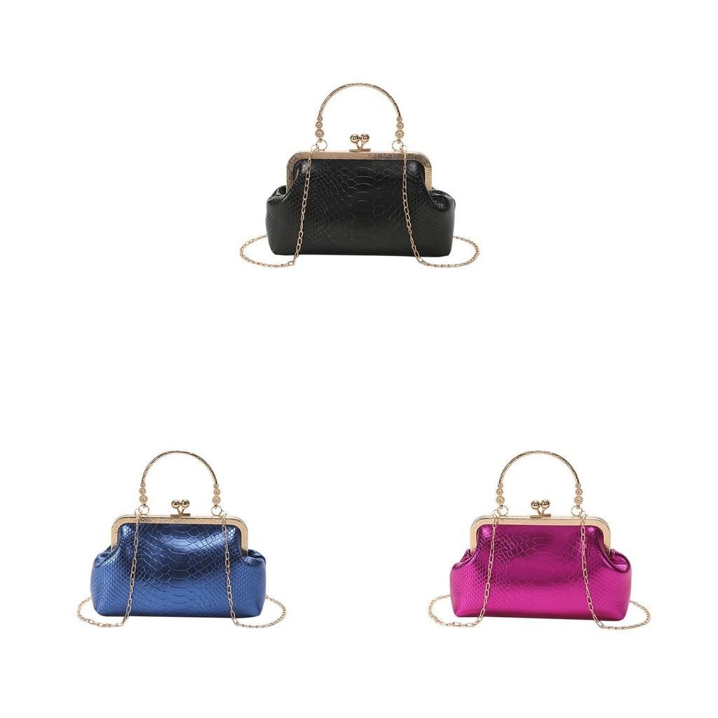 Trendige Urbane Minimalistische Damen Tasche Mit Krokodilmuster Und Kettenriemen Für Den Täglichen Gebrauch