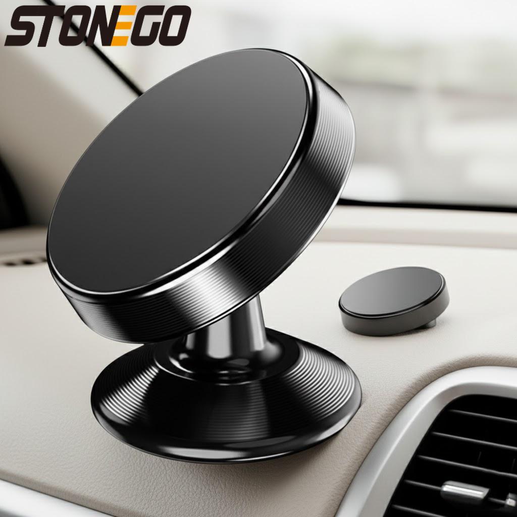 Magnetic Car Phone Holder Air Vent Mount Luxury Stand Adjustable Universal Smartphone Bracket Support