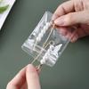 20pcs,Transparent PVC Jewelry Bag, Jewelry Zipper Storage Bag, Ring, Earring, Necklace Anti-oxidation Packaging Bag