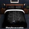 Cristiano Ronaldo Design Bed Bedding Set 1 Duvet Cover + 2 Pillowcases Soft Breathable Household Bed Linens
