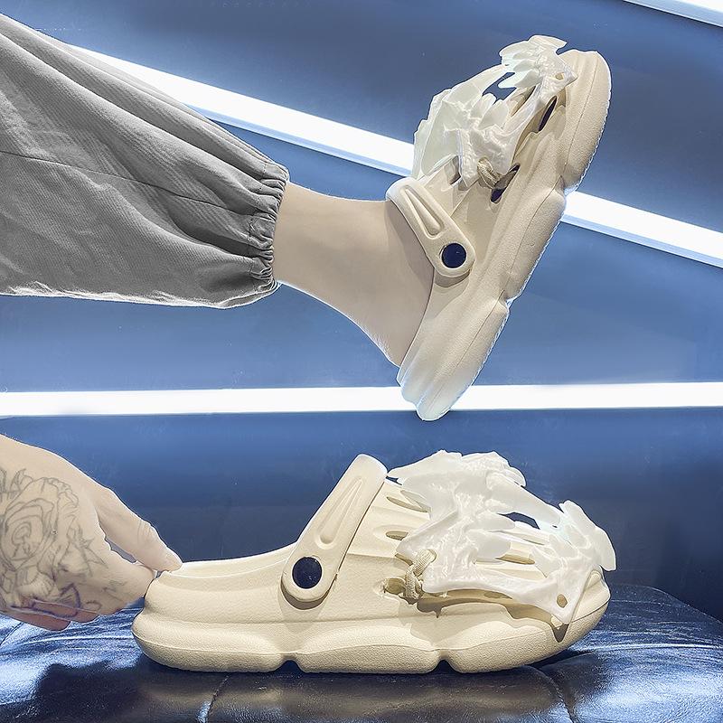 Fashion Summer Beach Shoes Men's Sandals Shoes Outdoor Leisure Cave Shoes Fashion Trend Sport Platform Non-slip Sports Breathable