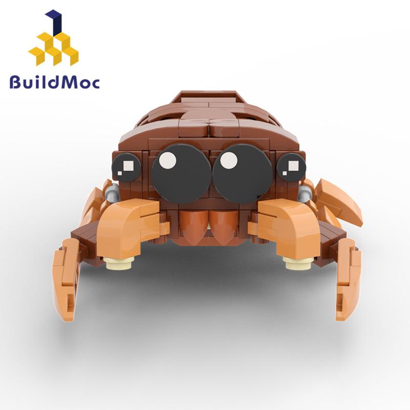 Buildmoc Spider Lucased Fun Findley Cute Animals Cartoon MOC Set Building Blocks Toys for Children Kids Gifts Toy 125PCS Bricks