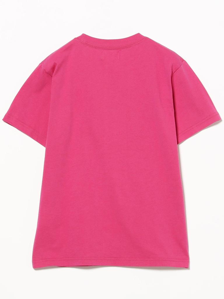 Beams Boy S/S TEE Boy Embroidery Crew Short Sleeve T-Shirt Women's FUCHSIA 2