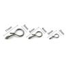 `Links Fly Fishing Snap Hooks Connectors Stainless Steel S/M/L 50pcs/set Useful`