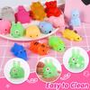 40 Pcs Mochi Squishy Toys Kids Party Favors Mini Soft Kawaii Mochi Animal Soft Mini Squeeze Stress Relief Toys for Kids Adults