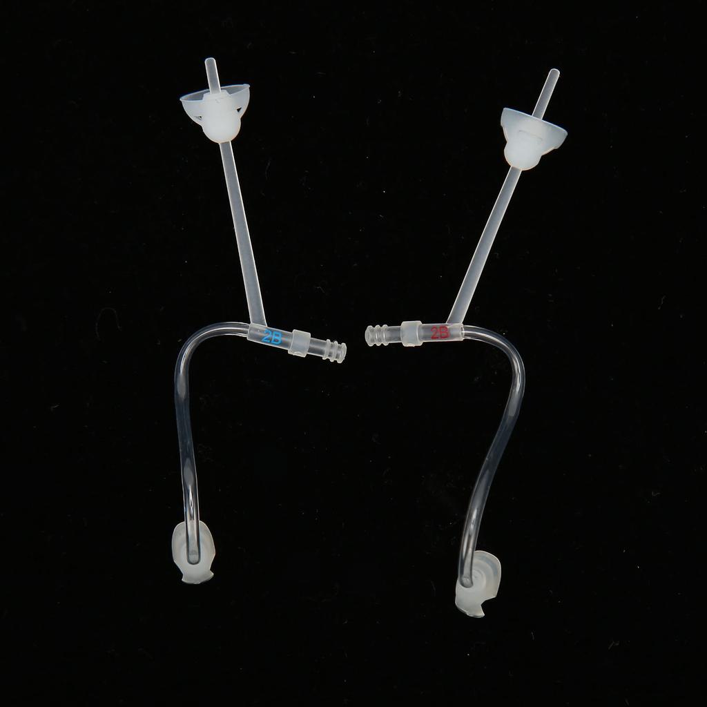 1 Paar Hinter-dem-Ohr Hörverstärker Schallschläuche Transparentes Silikon Schlanker Schallschlauch Ersatz