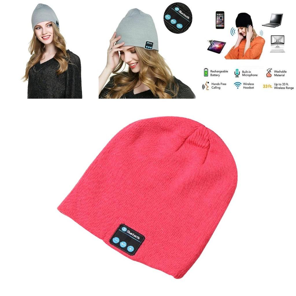 Cozy Bluetooth Beanie Hat With Built-in Speakers And Microphone For Music And Calls