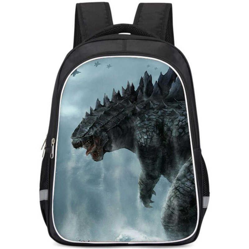 Large Capacity Lightweight 3d Godzilla Backpack For Kids Perfect For School