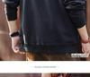 2025 Spring/Autumn Korean Style Trendy Polo Collar Hoodie: Youthful Men's Fashion, Loose Fit, Casual Long Sleeve Top