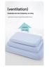 Ice Silk Cooling Pillowcase, Memory Foam, Universal Irregular Shape, Summer Comfort.