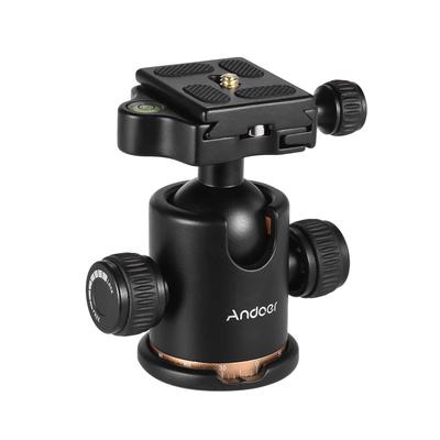 Andoer Camera Tripod Ball Head Ballhead with Quick Release Plate 1/4 Screw