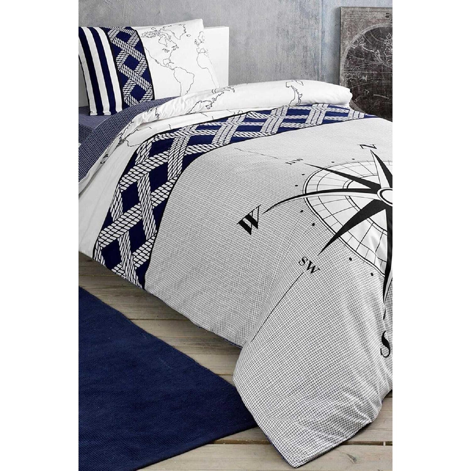 

Navi Single Duvet Cover Set - Navi Navy Blue тёмно-синий