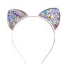 Baby Cute Girls Sequins Ear Design Headband Headwear Apparel Photography Prop Party Gift