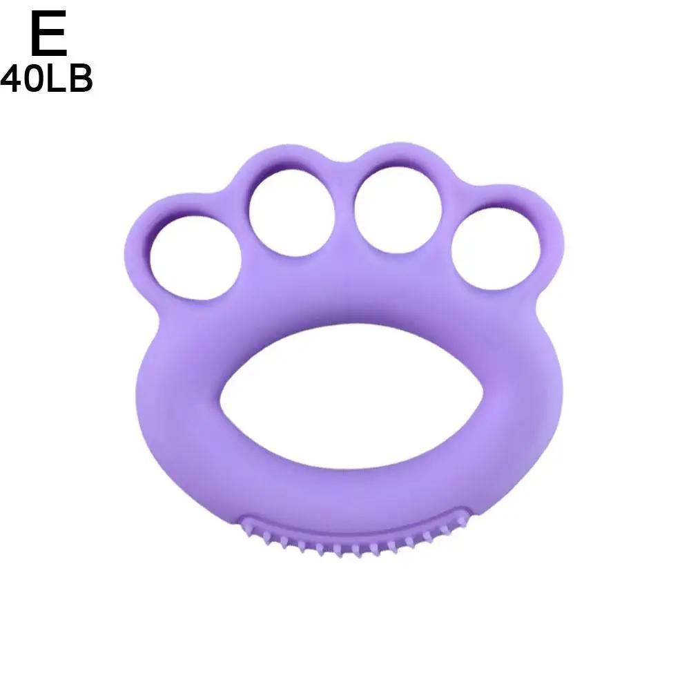 10-60LB Silicone Finger Gripper Hand Resistance Band Pow Wrist Finger Trainer Forearm Exercise Gripping Expander Stretcher J2I7