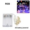 10M 5M 3M 2M Copper Wire LED Tinsel Garland Battery Powered Fairy LED String Lights for Holiday Christmas Wedding Party Decor