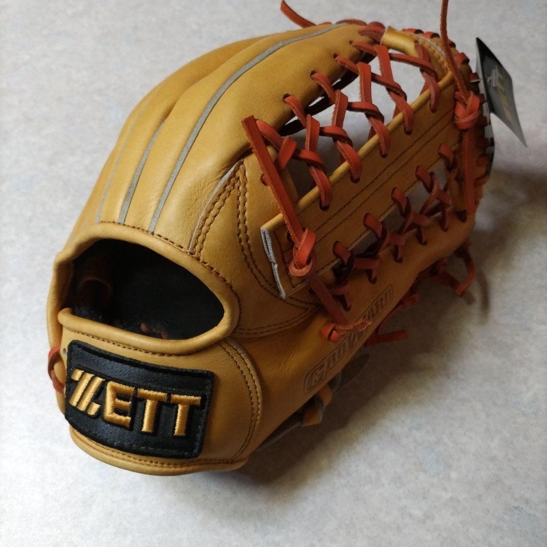 Used ZETT Soft Baseball Gloves GROWARD Brown
