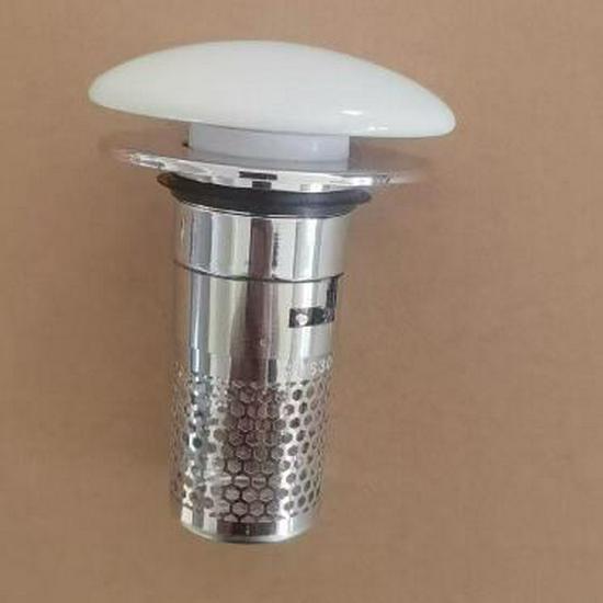 Push-Type Sink Leak Stopper: Universal Bounce Core Drainer & Deodorant Filter for Washbasins
