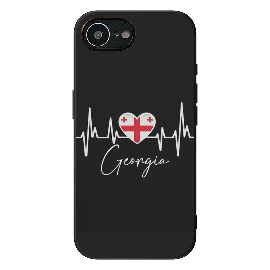 Georgia flag Casing Phone Cover for Apple iPhone 13 12 Mini XS 11 Pro Max 7 8 Plus + XR SE 2022 2020 SE3 Soft Case