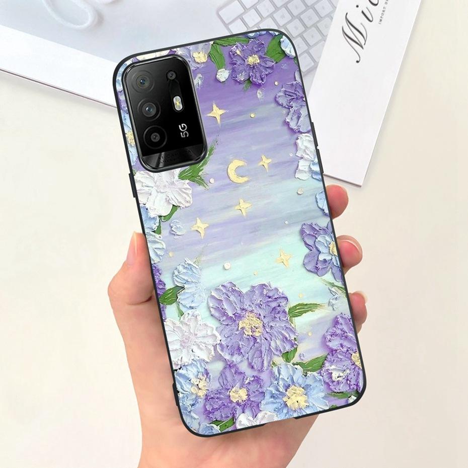 Fashion Case For OPPO Reno5 Z CPH2211 Soft Silicon Shockproof Protective Cover For Oppo Reno 5Z 5G Phone Cases