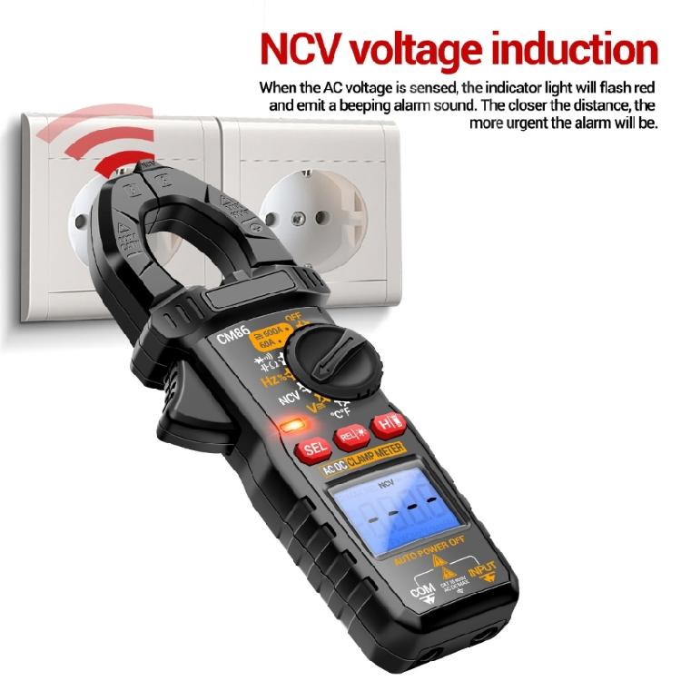 Precisions Digital Clamp Meter with User Friendly Design & Backlit Display Upgrades for Diverse Electrical Testing Needs